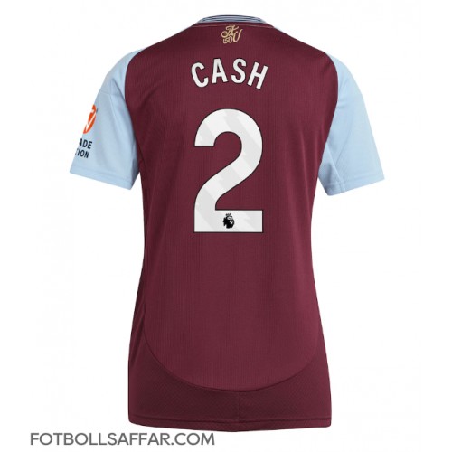 Aston Villa Matty Cash #2 Hemmatröja Dam 2024-25 Kortärmad